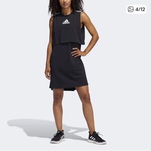 Adidas Game and Go Active Sleeveless Dress, Women’s Size Med